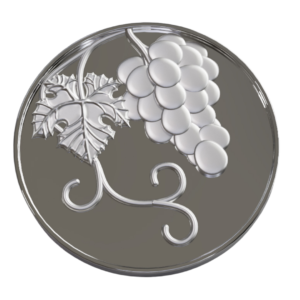 1oz Fine Silver Vine Medallion