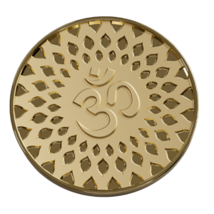 1oz Fine Gold Aum Medallion