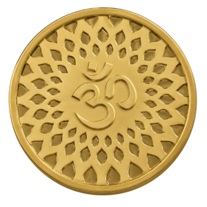 1oz Fine Gold Aum Medallion