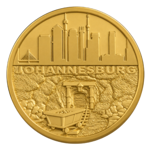 1oz Fine Gold City of Gold medallion